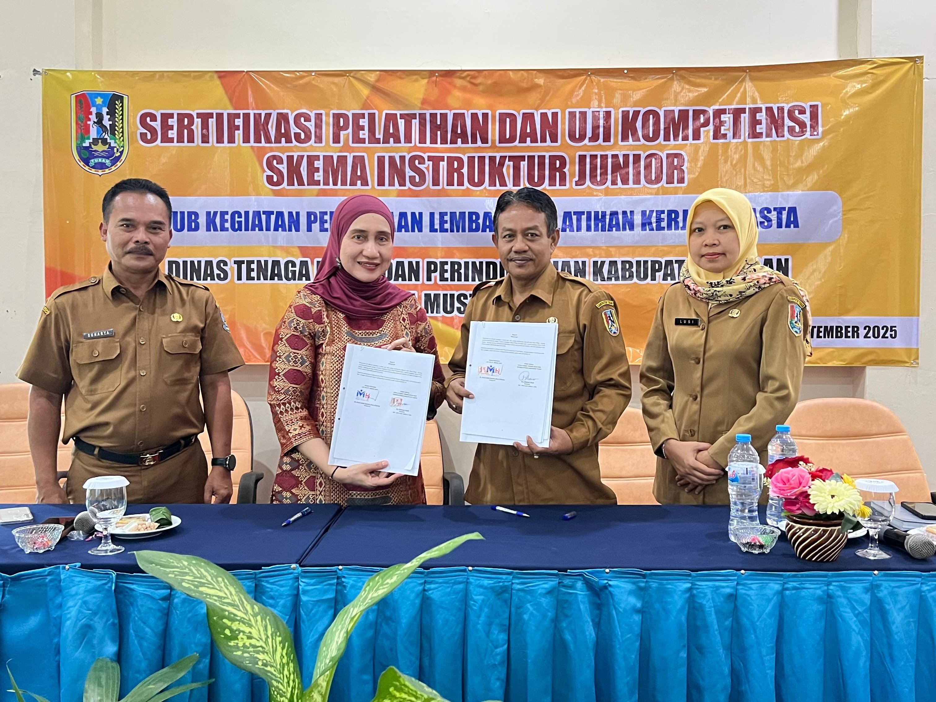 PT Media Hati dan Disnaker Tuban Selenggarakan Pelatihan Instruktur Junior